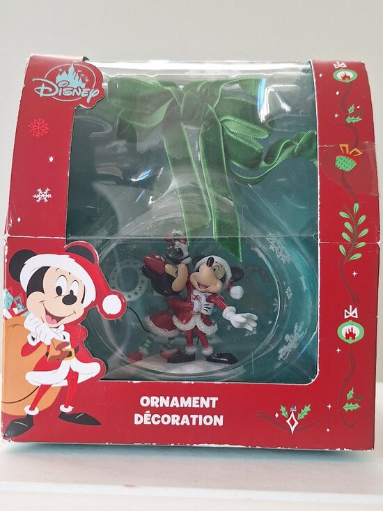 2020 Disney Mickey Minnie Christmas ornament keepsake - Picture 1 of 7